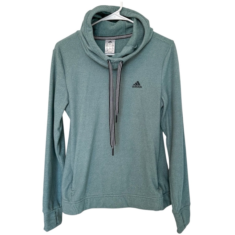 Adidas Women’s Small S Green Blue Sea foam Mint Hoodie 💚🩵